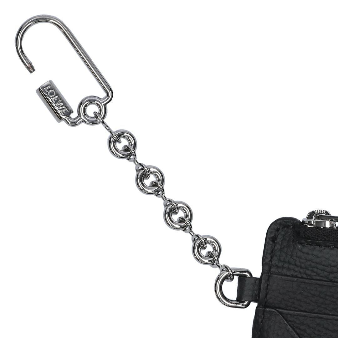 ロエベ LOEWE コインケース カードケース アナグラム スクエア コインカードホルダー C821SQLX03 1100 BLACK フラグメントケース 【お取り寄せ】