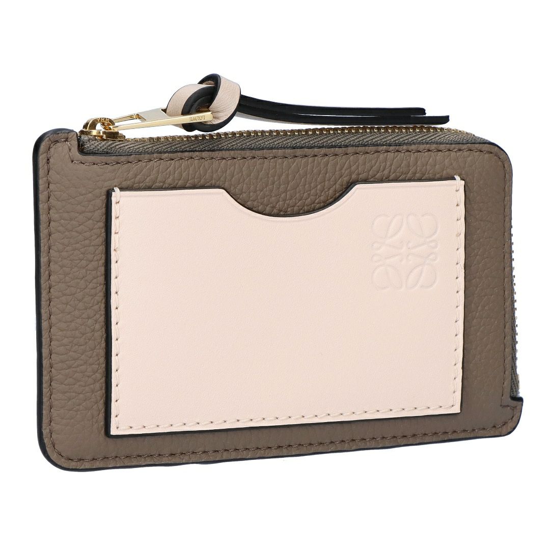 ロエベ LOEWE コインケース カードケース コインカードホルダー C660Z40X07 6397 TAUPE/TALC 小銭入れ フラグメントケース 【お取り寄せ】