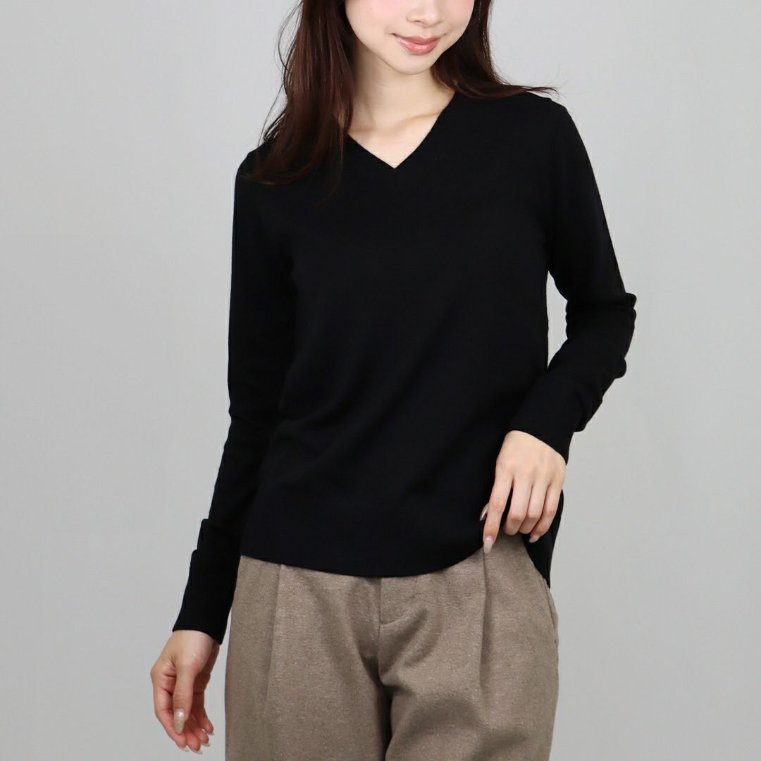 エス マックスマーラ S MAX MARA レディース ウールクルーネックニット IDONEO 2529366081 008 NERO