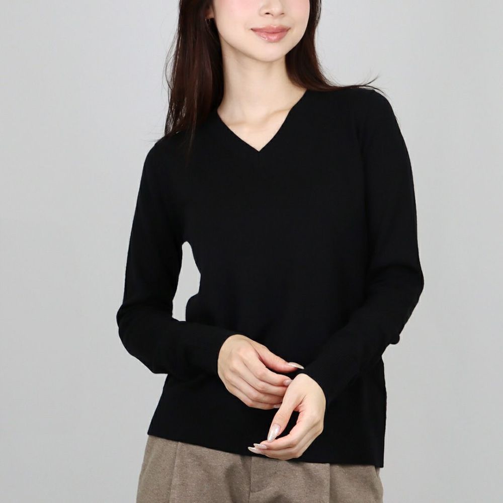 エス マックスマーラ S MAX MARA レディース ウールクルーネックニット IDONEO 2529366081 008 NERO