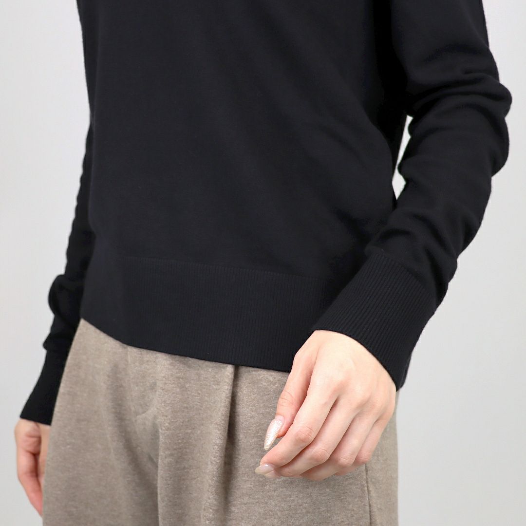 エス マックスマーラ S MAX MARA レディース ウールクルーネックニット IDONEO 2529366081 008 NERO
