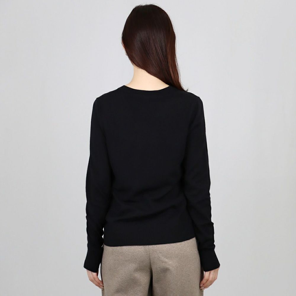 エス マックスマーラ S MAX MARA レディース ウールクルーネックニット IDONEO 2529366081 008 NERO