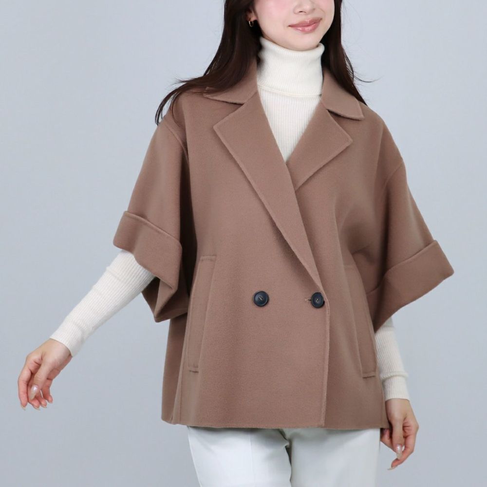 マックスマーラウィークエンド MAXMARA WEEKEND レディース ウールコート ショートコート PERA 2525086021 087 MARRON GLACE