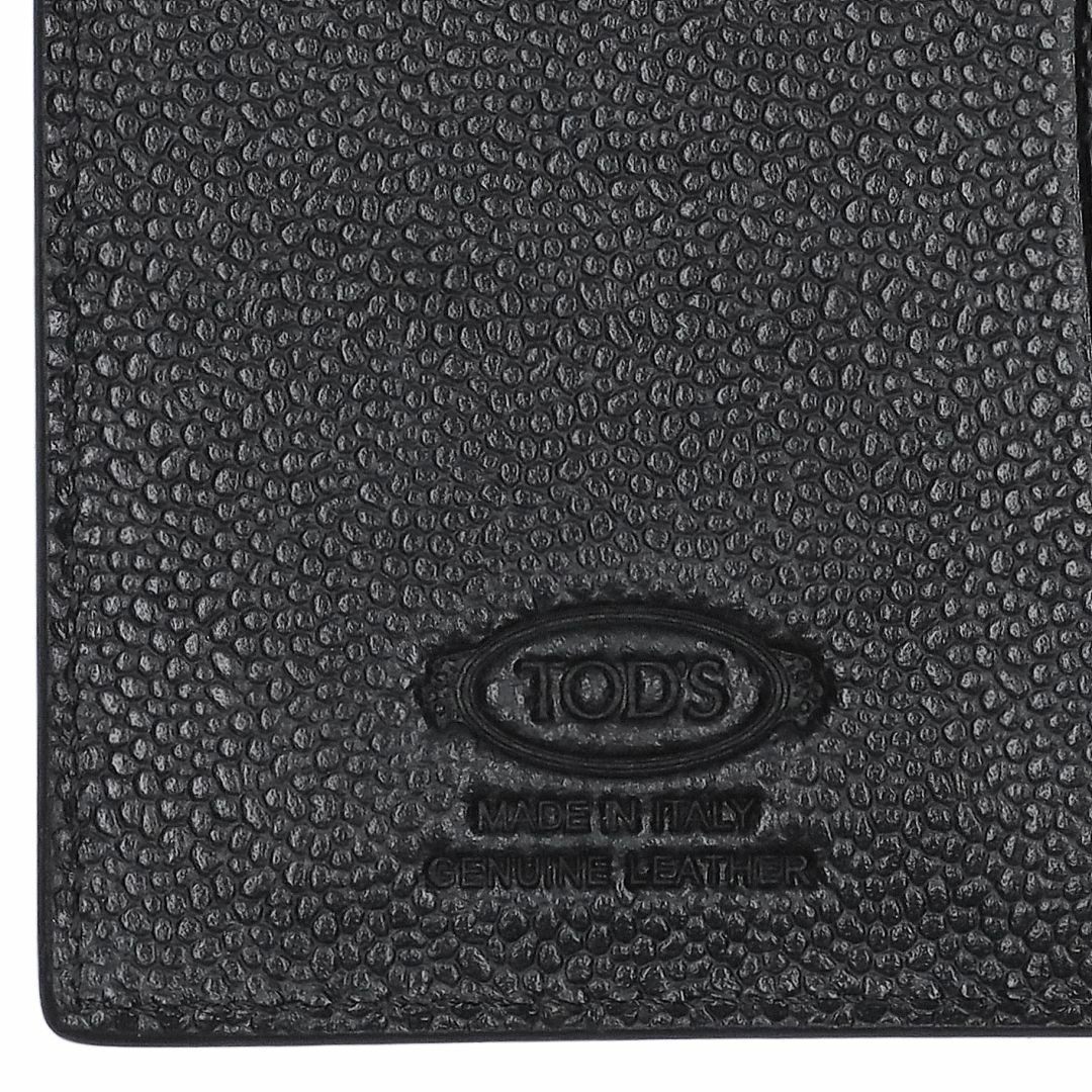 トッズ TODS カードケース 名刺入れ Tロゴ XAMTSYFA200 UGA B999 BLACK ブラック