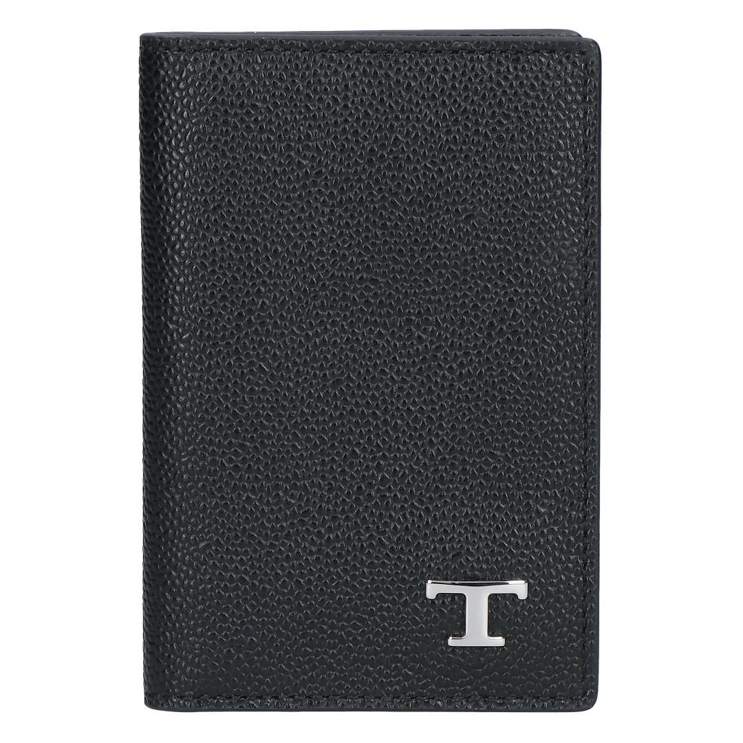 トッズ TODS カードケース 名刺入れ Tロゴ XAMTSYFA200 UGA B999 BLACK ブラック