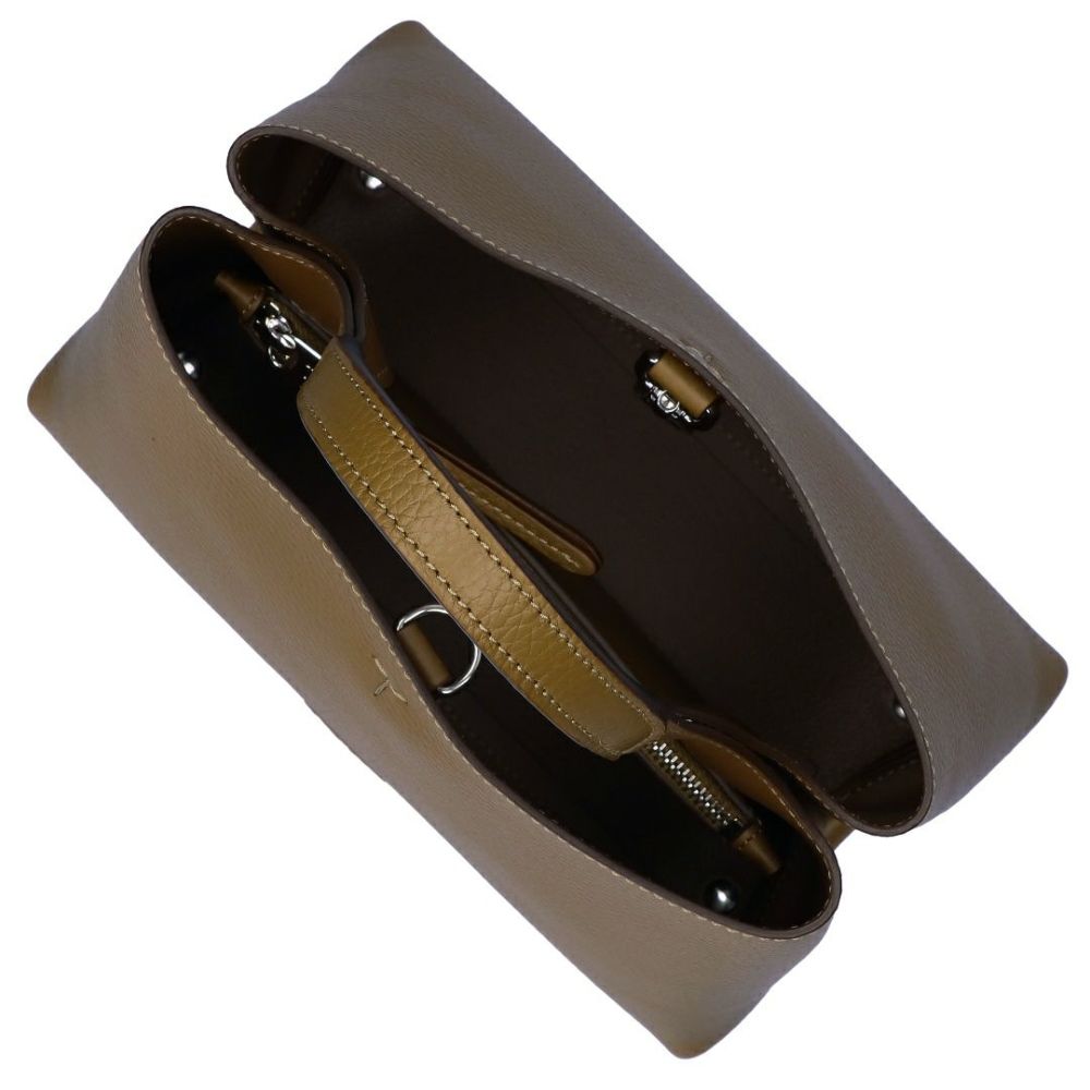 トッズ TODS 2WAYバッグ レザー バッグ マイクロ Tタイムレス XBWAPAEL000 QRI 3L26 DARK BROWN