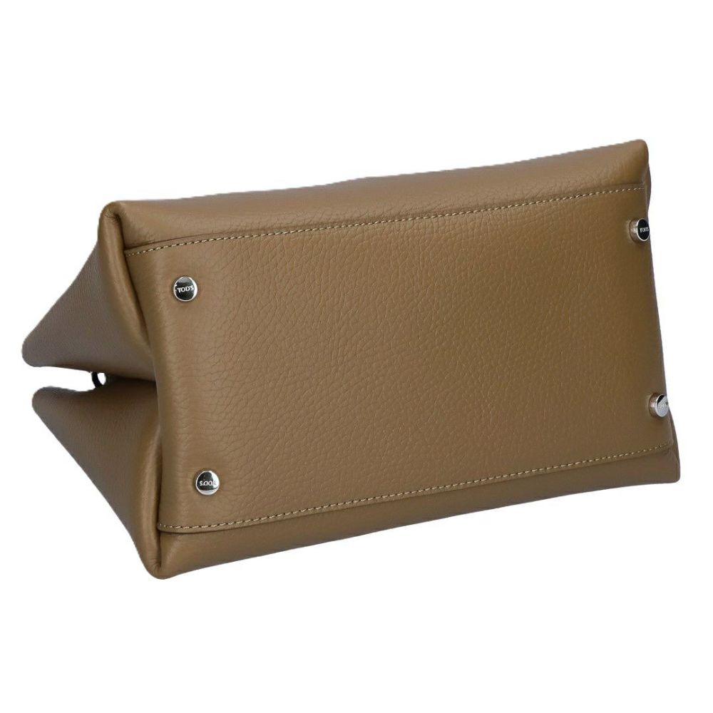 トッズ TODS 2WAYバッグ レザー バッグ マイクロ Tタイムレス XBWAPAEL000 QRI 3L26 DARK BROWN