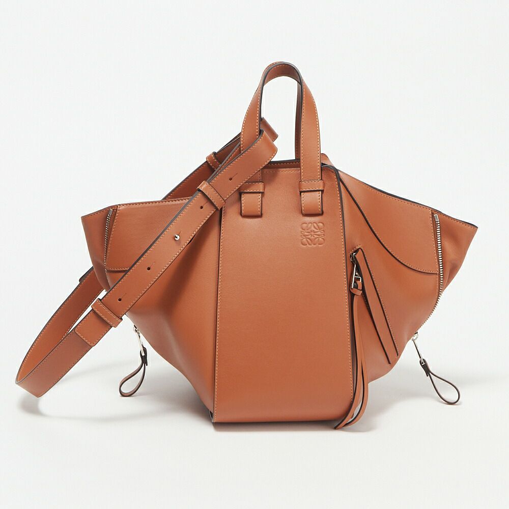 ロエベ LOEWE ハンドバッグ ショルダーバッグ ハンモックバッグ スモール 387.30.S35-2530 タン