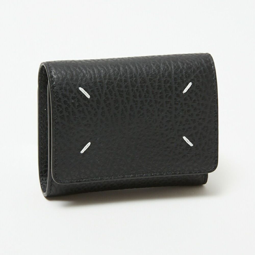 メゾンマルジェラ MAISON MARGIELA 折財布 SA3UI0010 P4455 ブラック(T8013 BLACK) レザーエンベロープウォレット