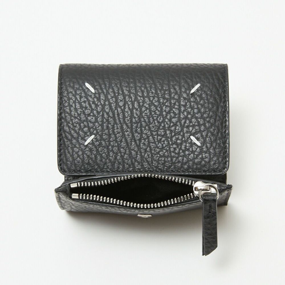 メゾンマルジェラ MAISON MARGIELA 折財布 SA3UI0010 P4455 ブラック(T8013 BLACK) レザーエンベロープウォレット