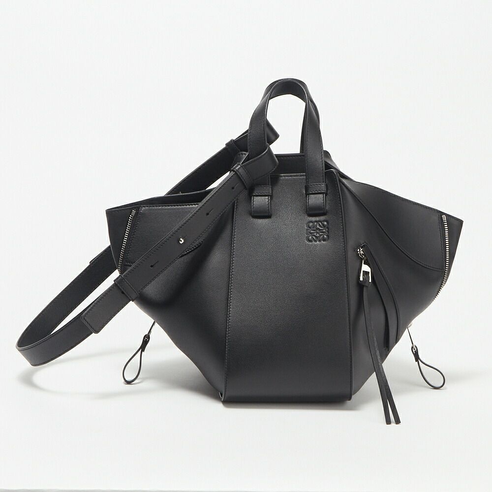 ロエベ LOEWE 2WAYバッグ 【ハンモック：HAMMOCK】 スモール 387 30 S35 ブラック(1100/BLACK)