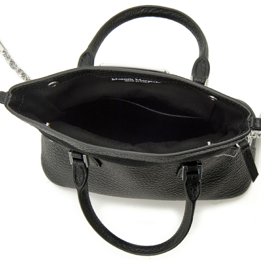 メゾンマルジェラ MAISON MARGIELA 2WAYバッグ 5AC MICRO S56WG0081 P4455 ブラック(T8013 BLACK)