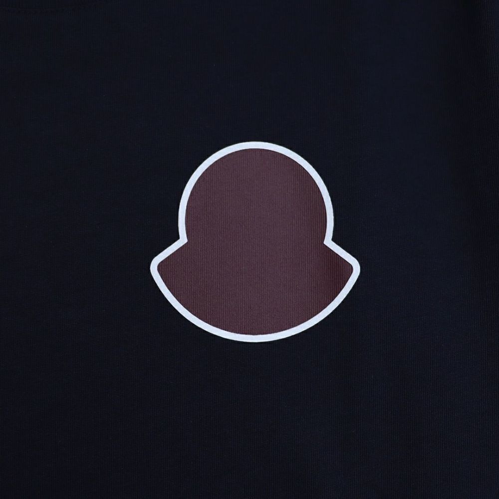 モンクレール MONCLER メンズ 半袖 Tシャツ 8C00057 89AUG クルーネック ワッペン