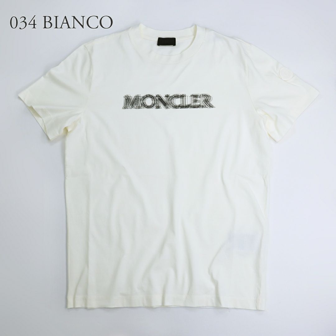 モンクレール MONCLER メンズ 半袖 Tシャツ 8C00005 89A17 クルーネック ロゴ