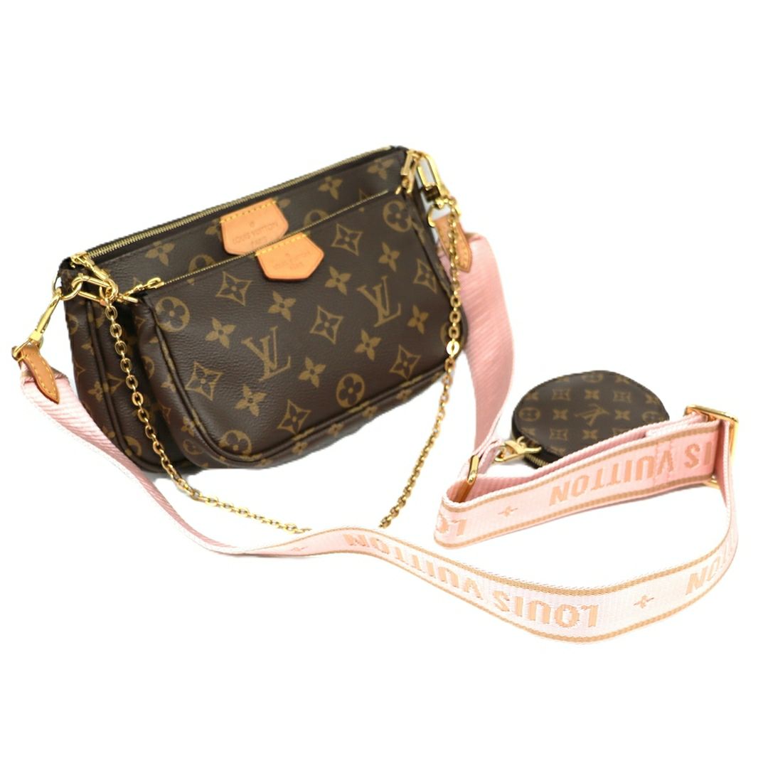 【リユース品】 ルイヴィトン LOUIS VUITTON バッグ 2WAYバッグ ミュルティ ポシェット アクセソワール M44840 ブラウン系/ピンク 【お取り寄せ】