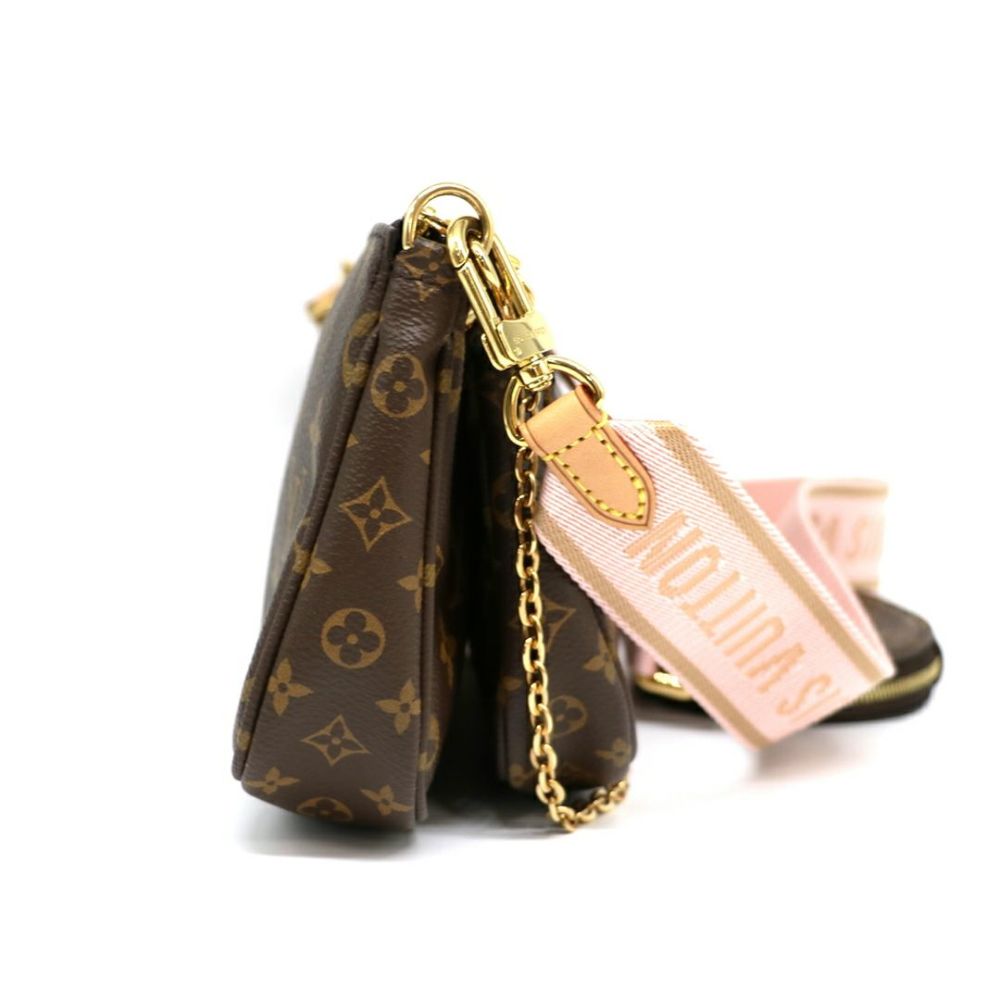 【リユース品】 ルイヴィトン LOUIS VUITTON バッグ 2WAYバッグ ミュルティ ポシェット アクセソワール M44840 ブラウン系/ピンク 【お取り寄せ】