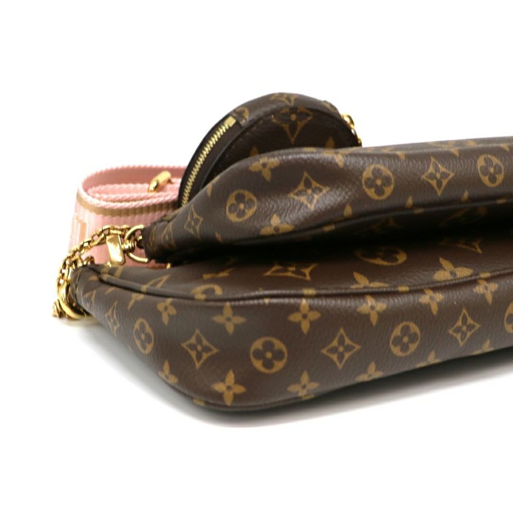 【リユース品】 ルイヴィトン LOUIS VUITTON バッグ 2WAYバッグ ミュルティ ポシェット アクセソワール M44840 ブラウン系/ピンク 【お取り寄せ】