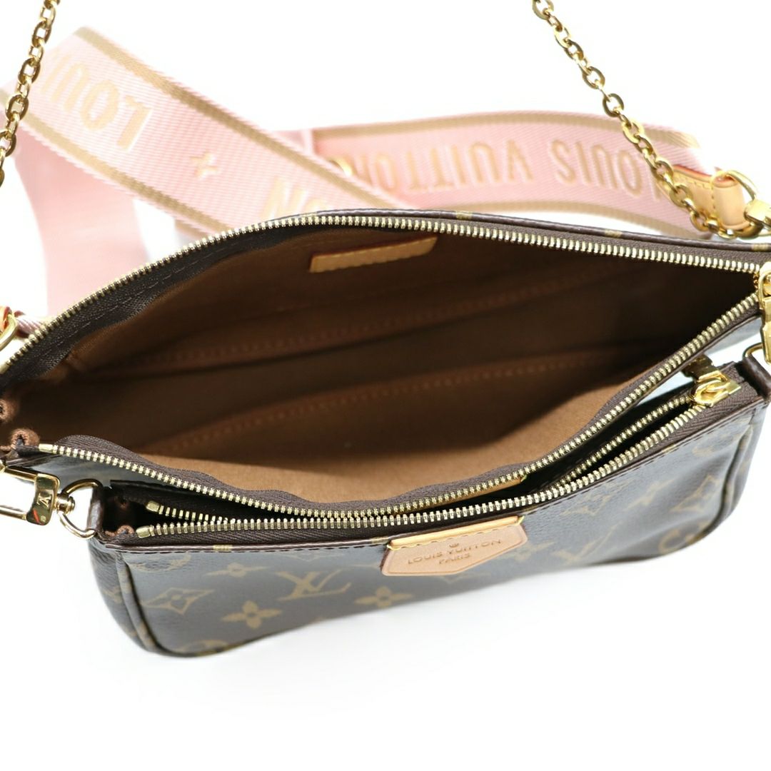 【リユース品】 ルイヴィトン LOUIS VUITTON バッグ 2WAYバッグ ミュルティ ポシェット アクセソワール M44840 ブラウン系/ピンク 【お取り寄せ】