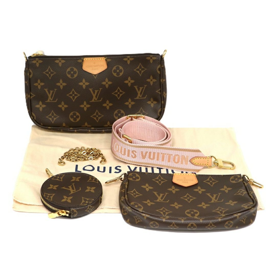 【リユース品】 ルイヴィトン LOUIS VUITTON バッグ 2WAYバッグ ミュルティ ポシェット アクセソワール M44840 ブラウン系/ピンク 【お取り寄せ】