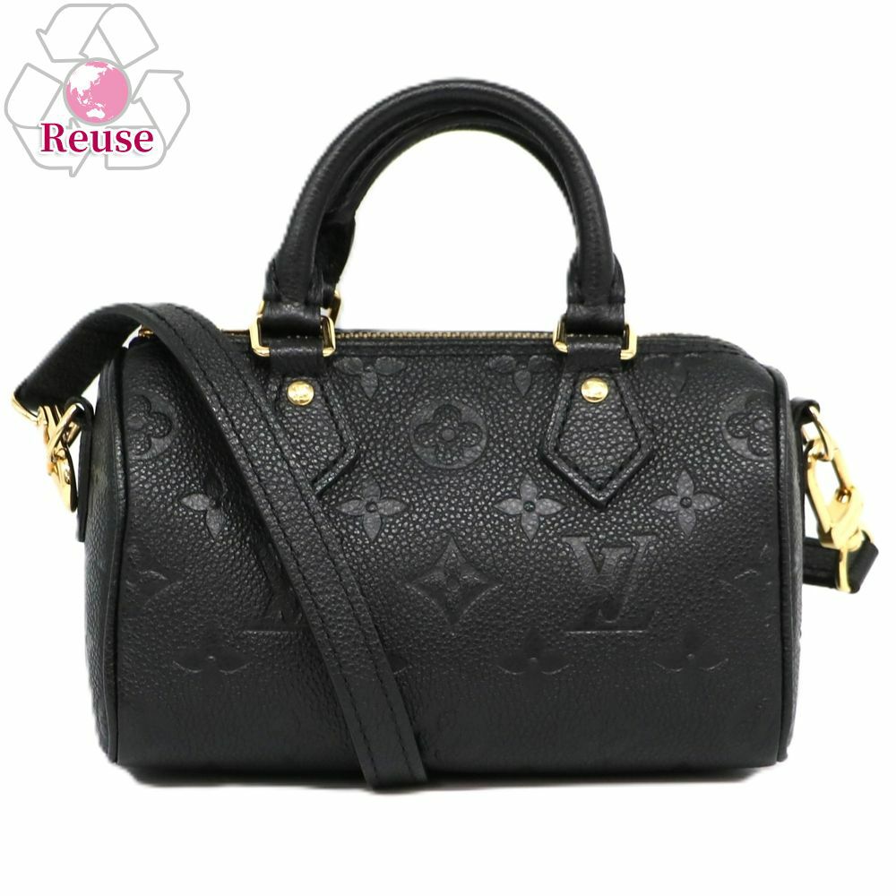 【リユース品】 ルイヴィトン LOUIS VUITTON バッグ 2WAYバッグ ナノスピーディ M82450 ノワール/ブラック系 【お取り寄せ】
