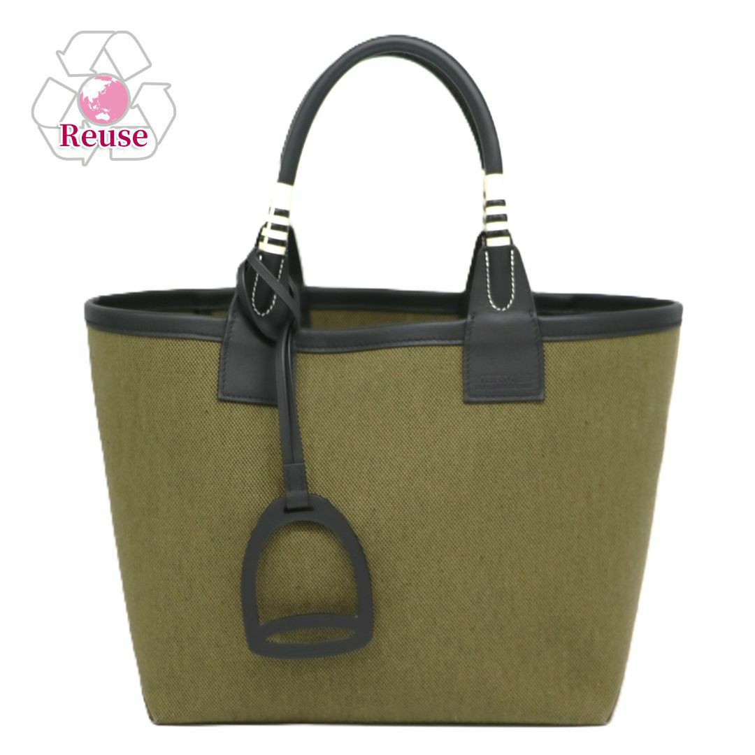 【リユース品】 エルメス HERMES バッグ トートバッグ スティープル25 ブラウン系 【お取り寄せ】