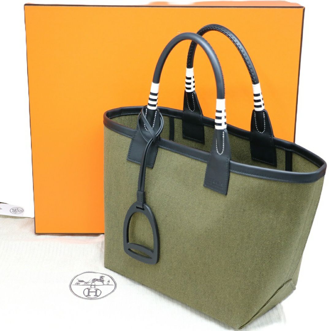 【リユース品】 エルメス HERMES バッグ トートバッグ スティープル25 ブラウン系 【お取り寄せ】