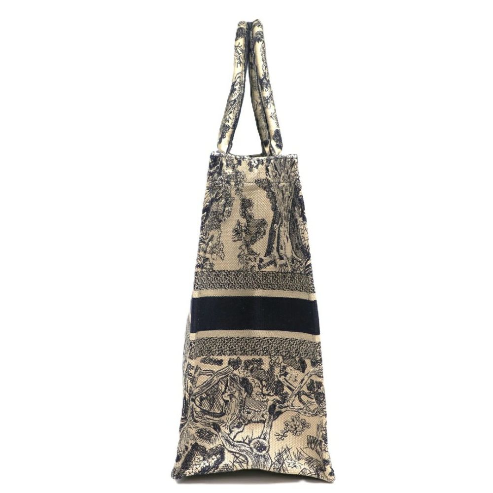 【リユース品】 ディオール DIOR バッグ トートバッグ ブックトート　ラージ ブラック/ホワイト 【お取り寄せ】