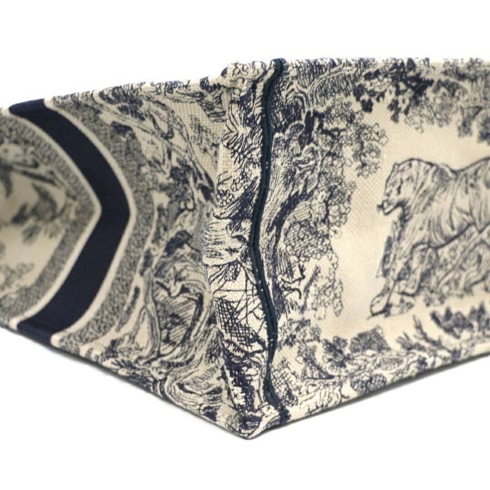 【リユース品】 ディオール DIOR バッグ トートバッグ ブックトート　ラージ ブラック/ホワイト 【お取り寄せ】