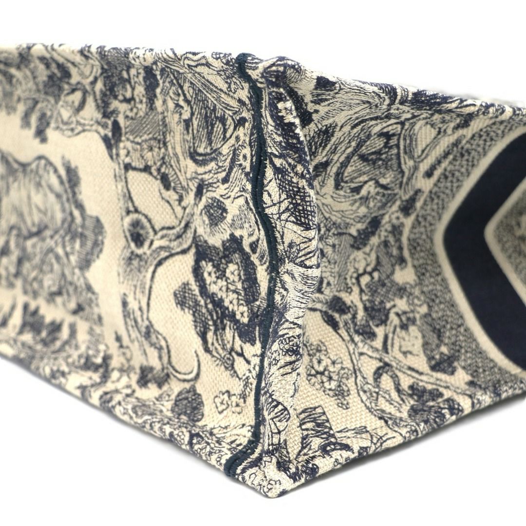 【リユース品】 ディオール DIOR バッグ トートバッグ ブックトート　ラージ ブラック/ホワイト 【お取り寄せ】