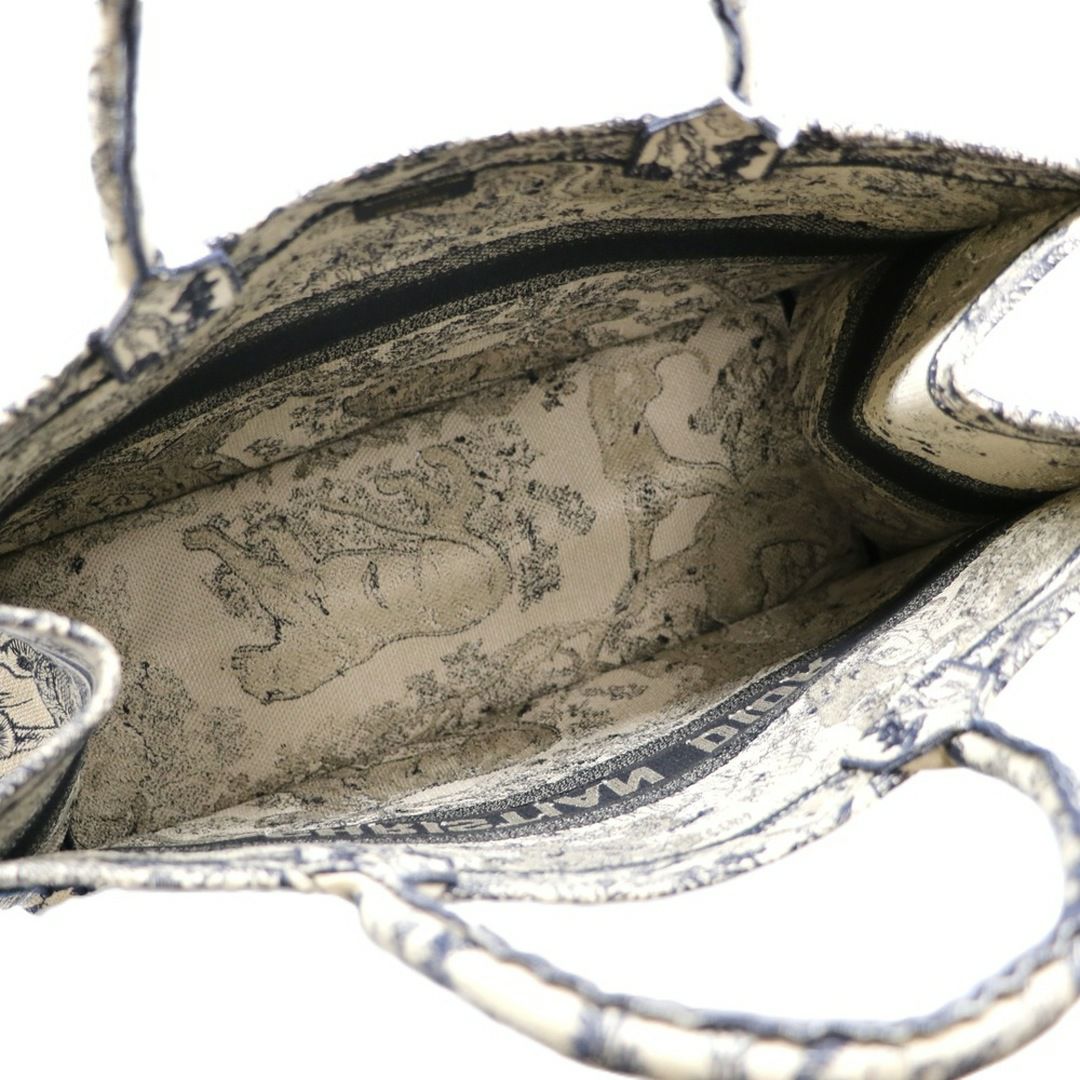 【リユース品】 ディオール DIOR バッグ トートバッグ ブックトート　ラージ ブラック/ホワイト 【お取り寄せ】