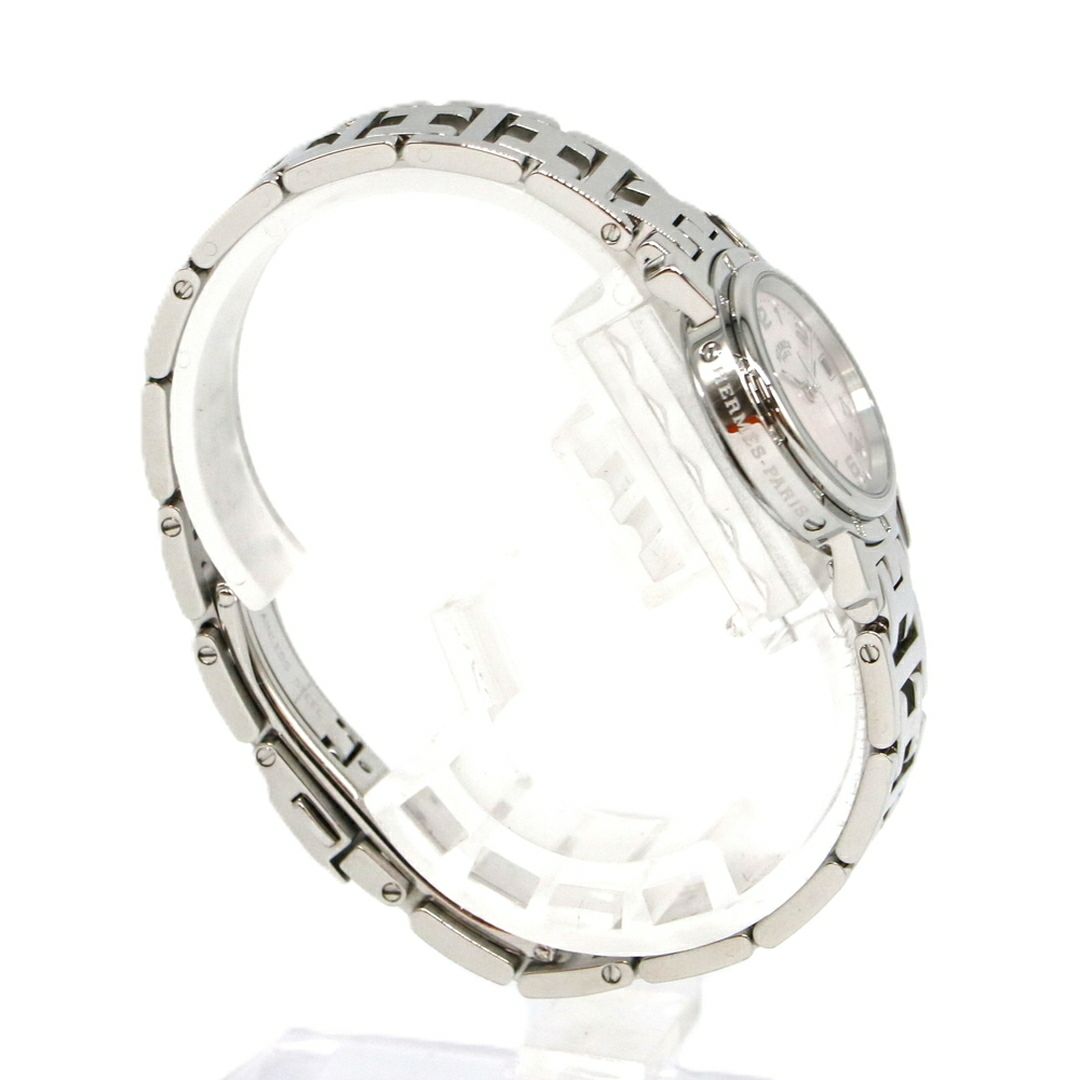 【リユース品】 エルメス HERMES 腕時計 レディースウォッチ クリッパー CL4.230 文字盤：ピンクシェル 【お取り寄せ】