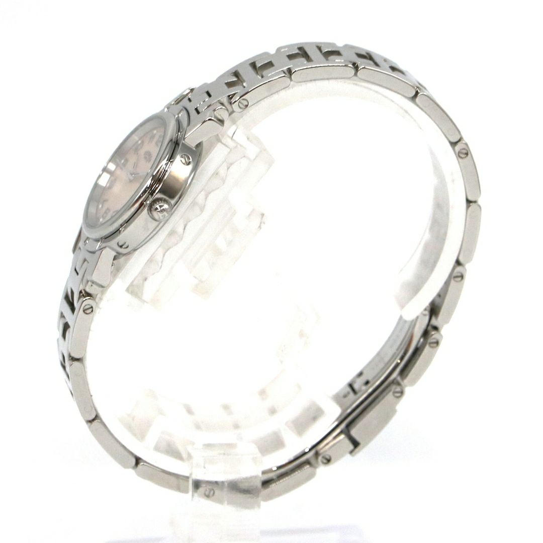 【リユース品】 エルメス HERMES 腕時計 レディースウォッチ クリッパー CL4.230 文字盤：ピンクシェル 【お取り寄せ】