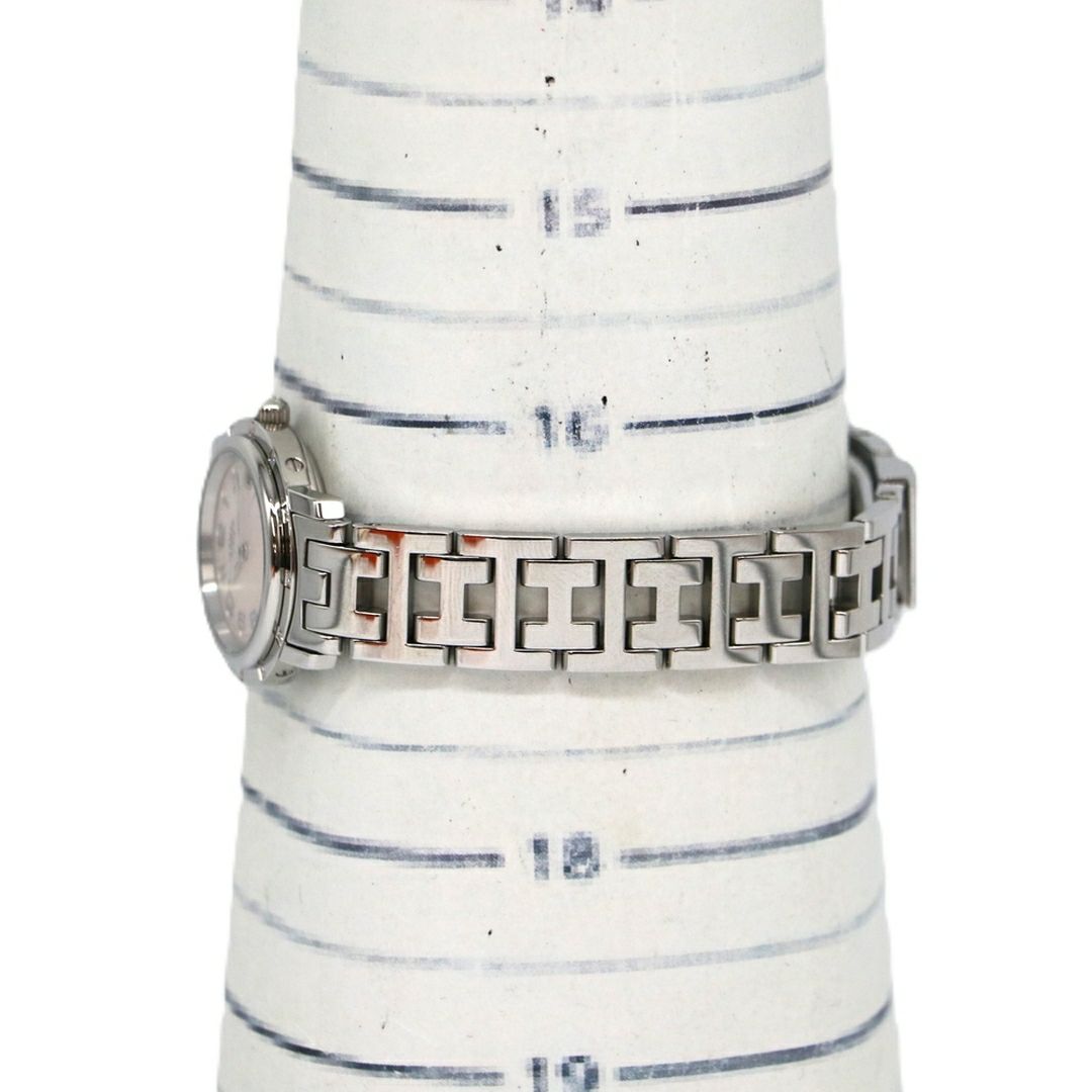 【リユース品】 エルメス HERMES 腕時計 レディースウォッチ クリッパー CL4.230 文字盤：ピンクシェル 【お取り寄せ】