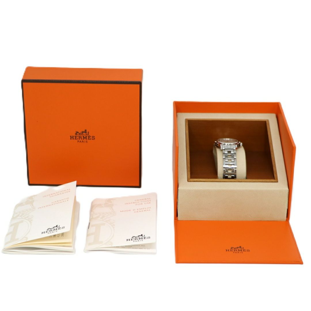 【リユース品】 エルメス HERMES 腕時計 レディースウォッチ クリッパー CL4.230 文字盤：ピンクシェル 【お取り寄せ】