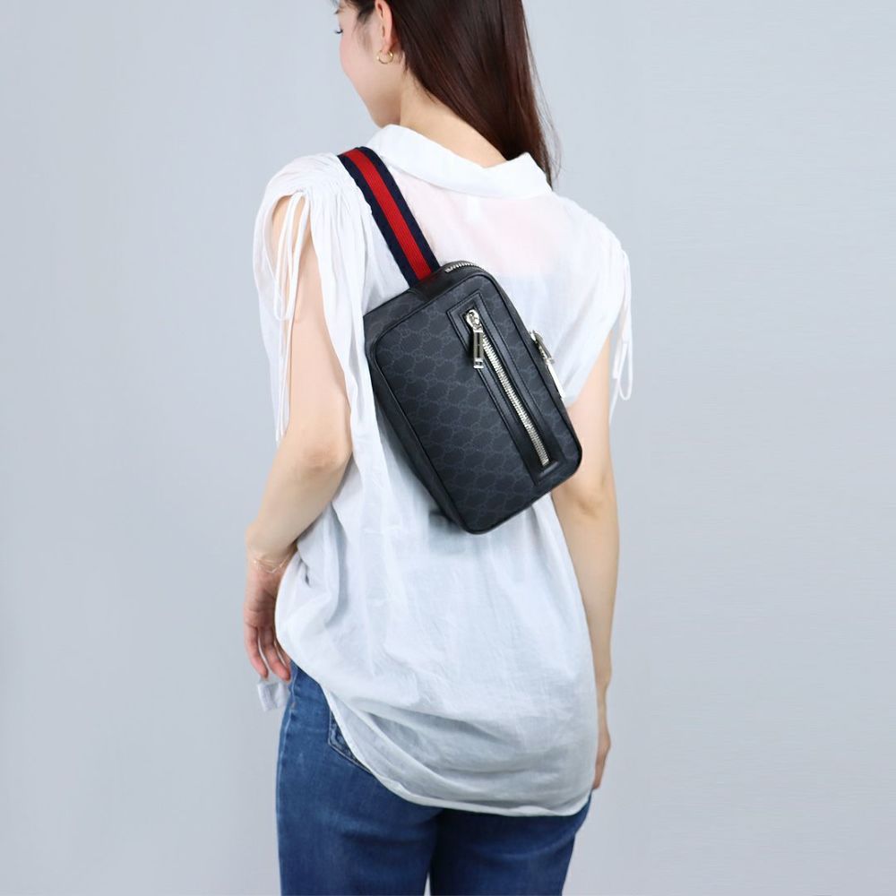 グッチ GUCCI ショルダーバッグ ボディバッグ GGブラックスモールベルトバッグ 792094 FADJM 1043 【お取り寄せ】
