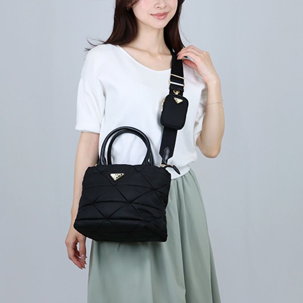 プラダ PRADA 2WAYバッグ Re-Nylon 1BG373 RDJN B9M F0632 NERO1 【お取り寄せ】