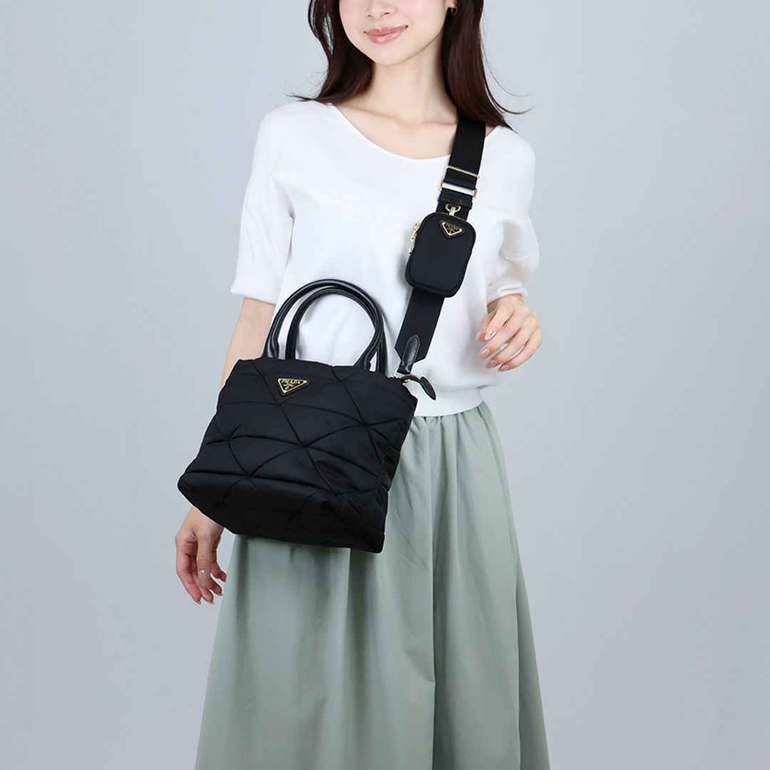 プラダ PRADA 2WAYバッグ Re-Nylon 1BG373 RDJN B9M F0632 NERO1 【お取り寄せ】