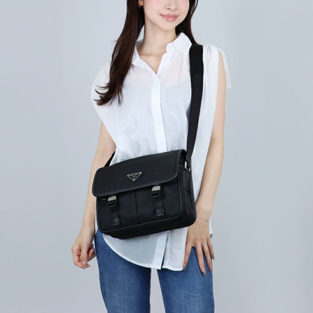 プラダ PRADA ショルダーバッグ Re-Nylon 2VD769 2DMH XLO F0002 NERO 【お取り寄せ】