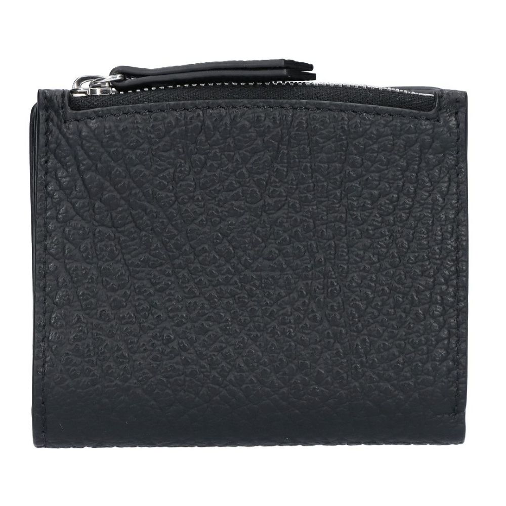 メゾンマルジェラ MAISON MARGIELA 折財布 二つ折財布 SA1UI0023 P4455 T8013 BLACK 4ステッチ フリップフラップ ウォレット