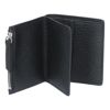 メゾンマルジェラ MAISON MARGIELA 折財布 二つ折財布 SA1UI0023 P4455 T8013 BLACK 4ステッチ フリップフラップ ウォレット