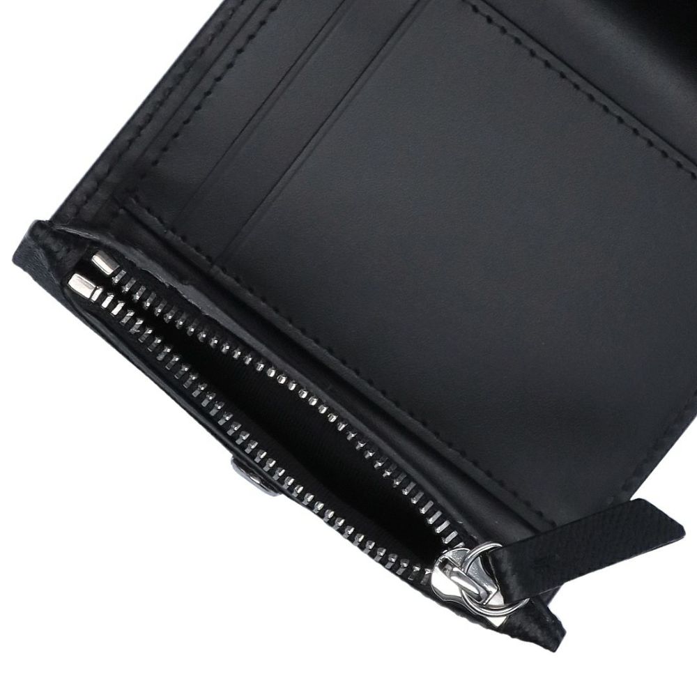 メゾンマルジェラ MAISON MARGIELA 折財布 三つ折財布 SA3UI0017 P4745 T8013 BLACK 4ステッチ 三つ折り ウォレット