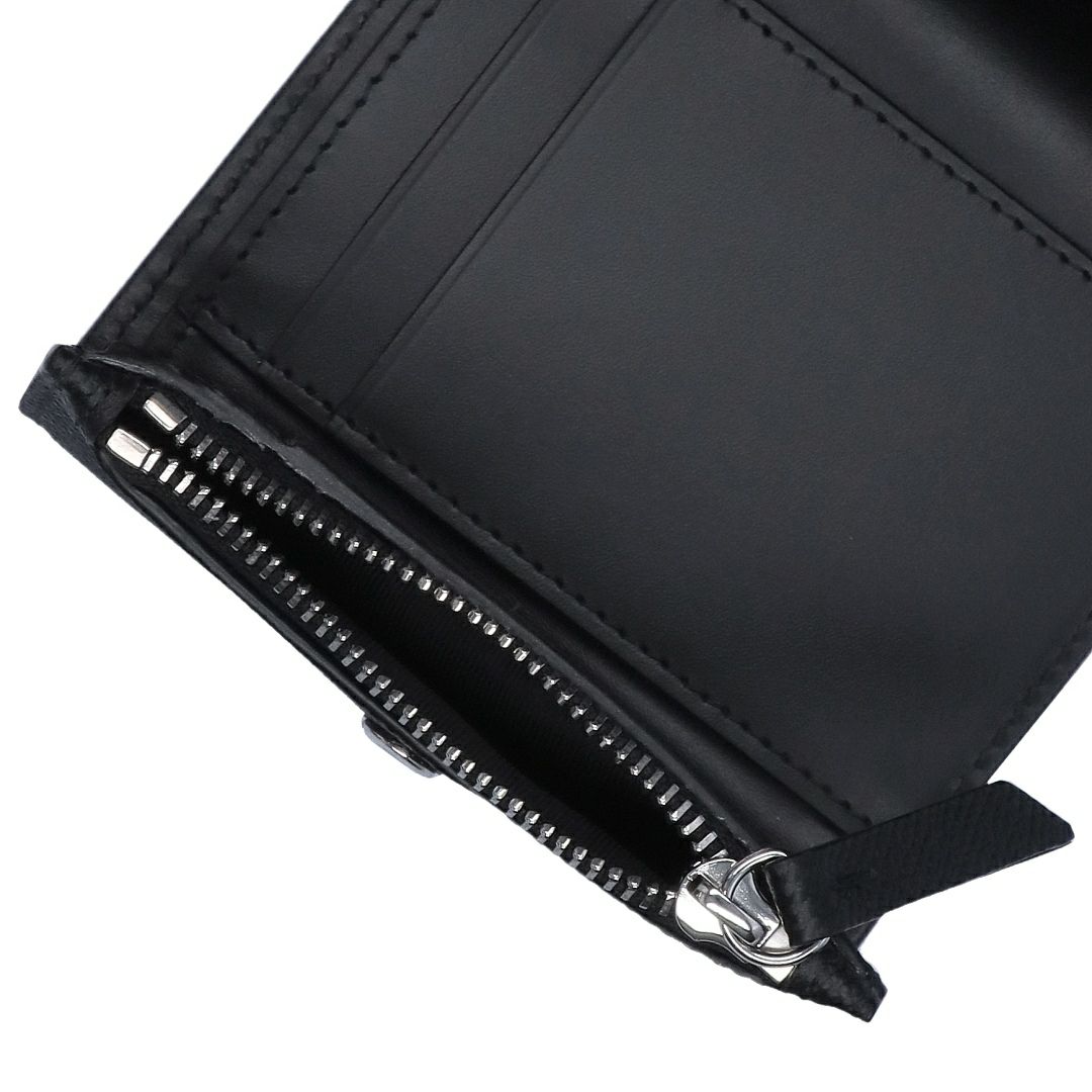 メゾンマルジェラ MAISON MARGIELA 折財布 三つ折財布 SA3UI0017 P4745 T8013 BLACK 4ステッチ 三つ折り ウォレット