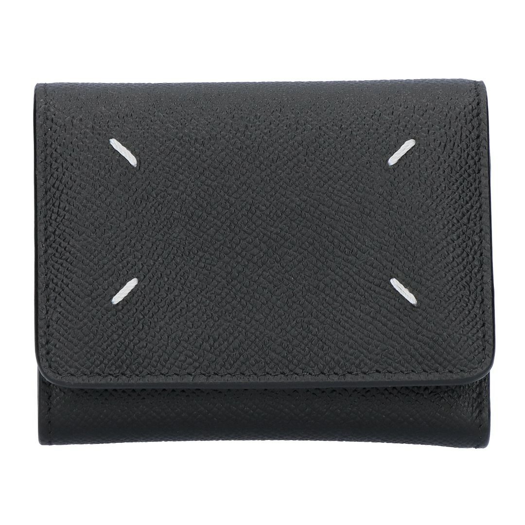メゾンマルジェラ MAISON MARGIELA 折財布 三つ折財布 SA3UI0017 P4745 T8013 BLACK 4ステッチ 三つ折り ウォレット