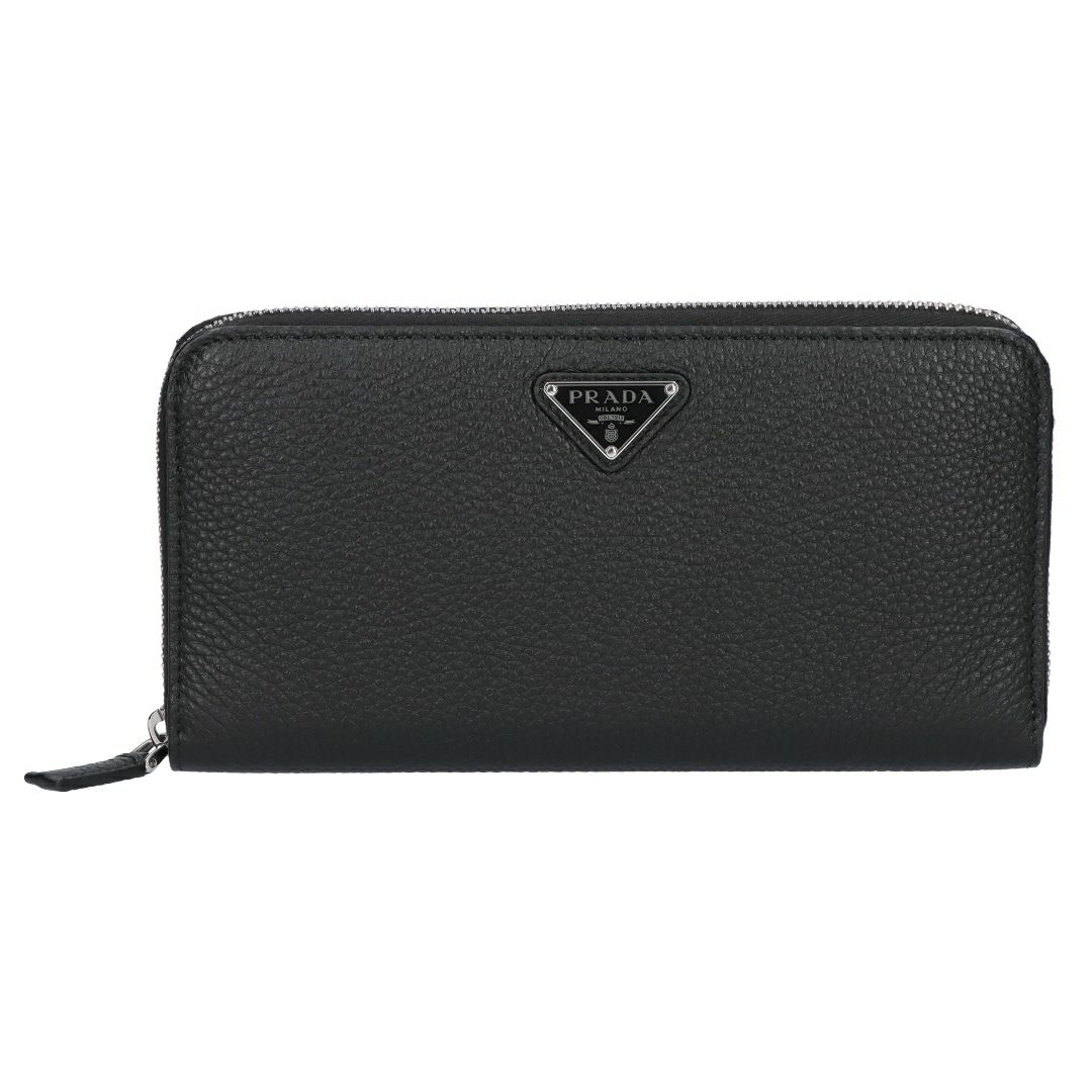 プラダ PRADA 長財布 VIT.DAINO TRIAN ヴィッテロ ダイノ 2ML317 2E54 F0002 NERO 【お取り寄せ】