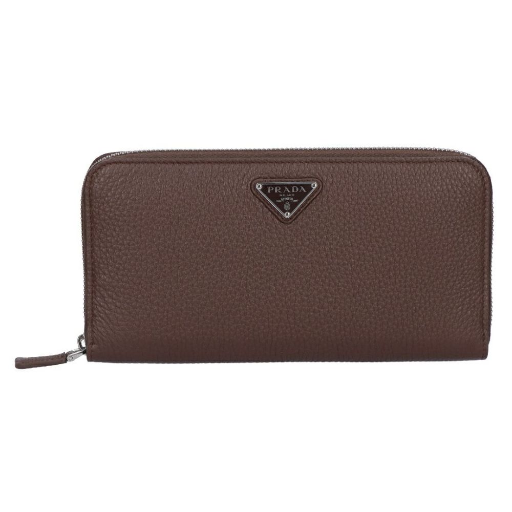 プラダ PRADA 長財布 VIT.DAINO TRIAN ヴィッテロ ダイノ 2ML317 2E54 F0038 BRUCIATO 【お取り寄せ】