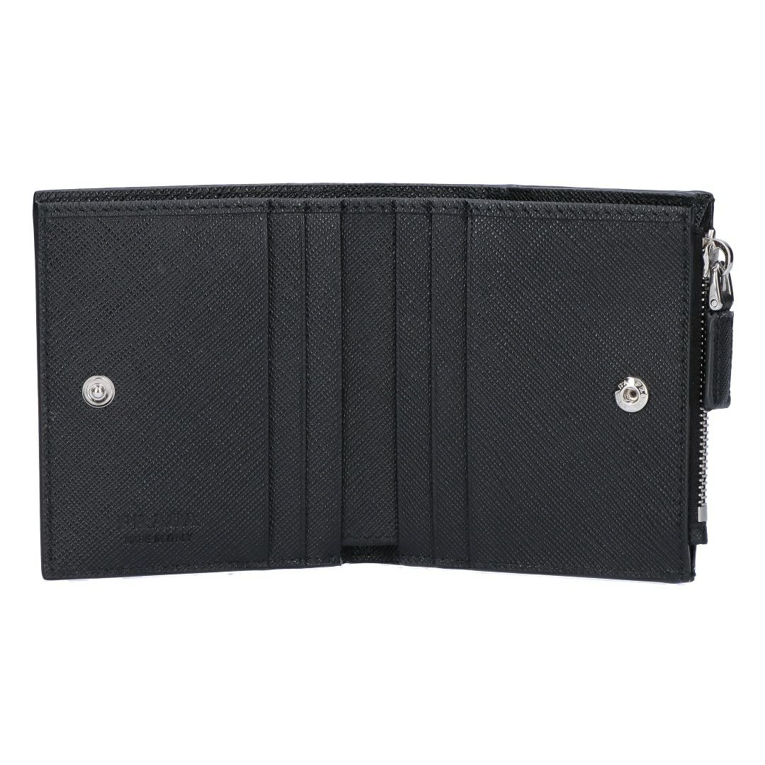 プラダ PRADA 折財布 二つ折り財布 SAFFIANO TRAIANGOLO サフィアーノトライアングル 2ML049 QHH F0002 NERO 【お取り寄せ】