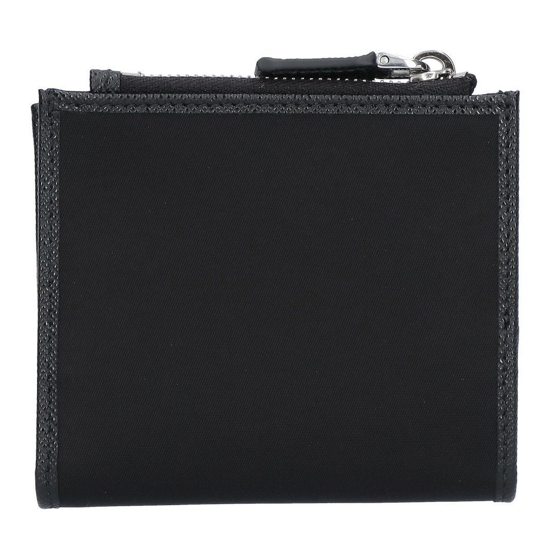 プラダ PRADA 折財布 二つ折り財布 TESSUTO+SAFFIAN テスートサフィアーノ 2ML049 2DMH F0002 NERO 【お取り寄せ】