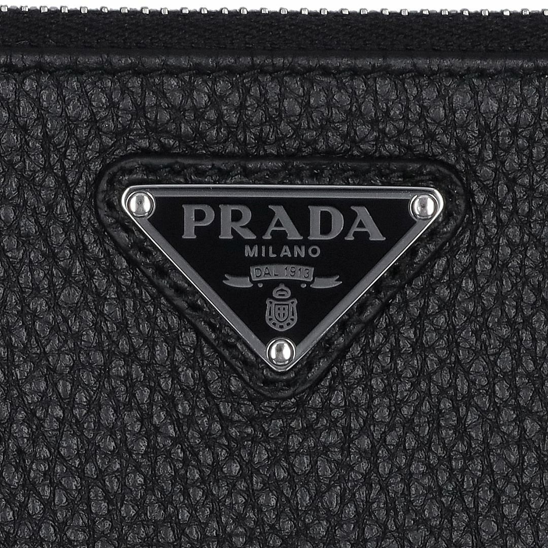 プラダ PRADA コインケース 小銭入れ カードケース フラグメントケース VIT.DAINO TRIAN ヴィッテロ ダイノ 2MC086 2E54 F0002 NERO 【お取り寄せ】