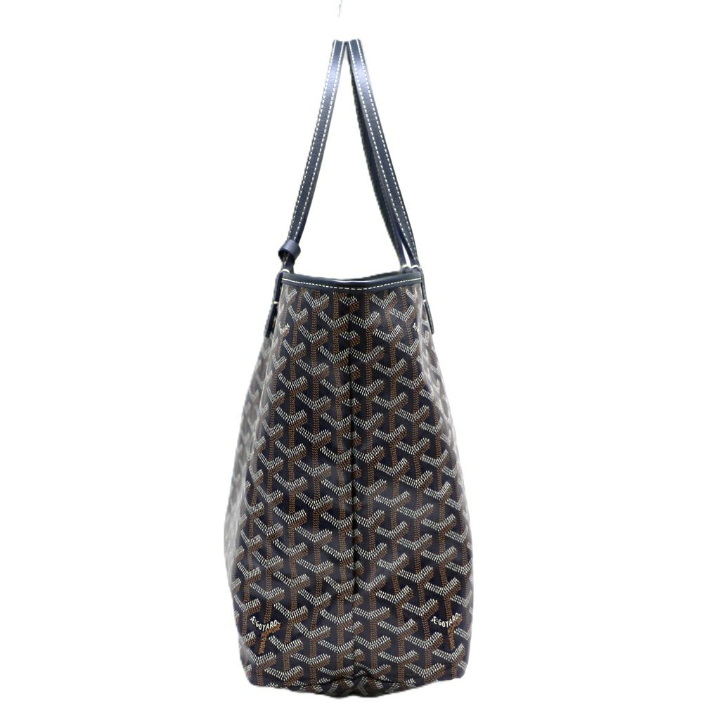 【リユース品】 ゴヤール GOYARD バッグ トートバッグ サンルイPM ネイビー／ブラウン 【お取り寄せ】
