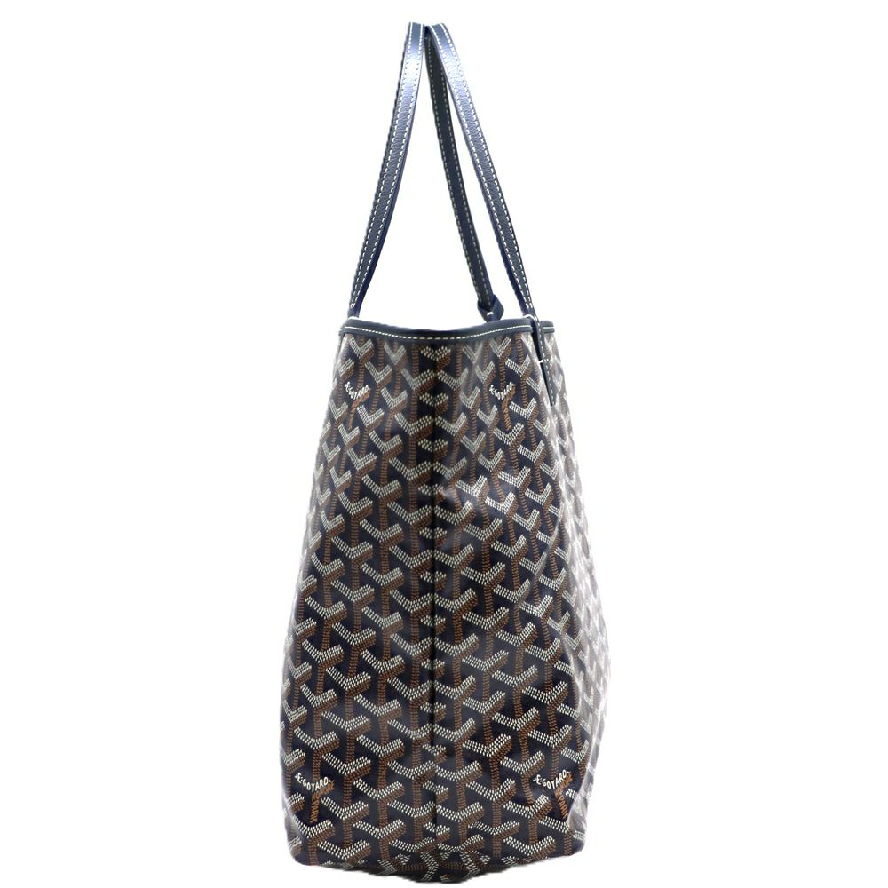 【リユース品】 ゴヤール GOYARD バッグ トートバッグ サンルイPM ネイビー／ブラウン 【お取り寄せ】